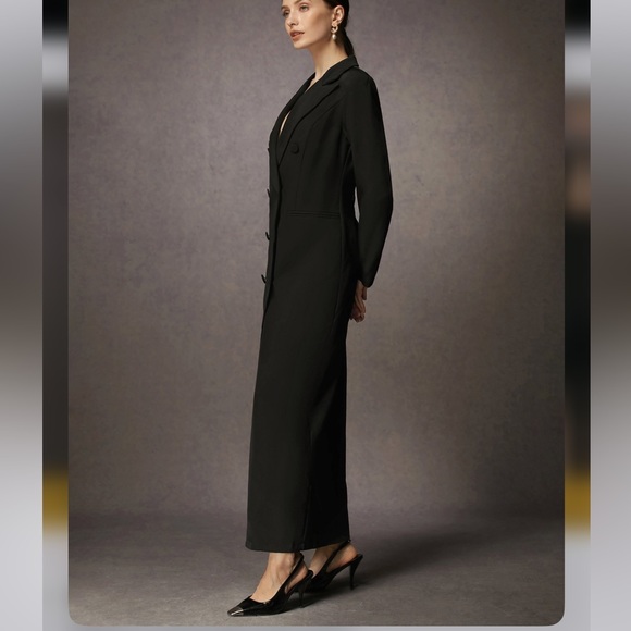 STYLEWE Lapel Collar Urban Dress in black - Picture 5 of 11